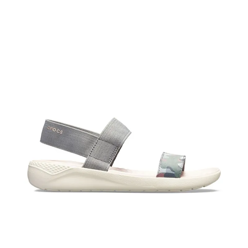 Crocs Literide Graphic Sandals 'Grey' Women's-1