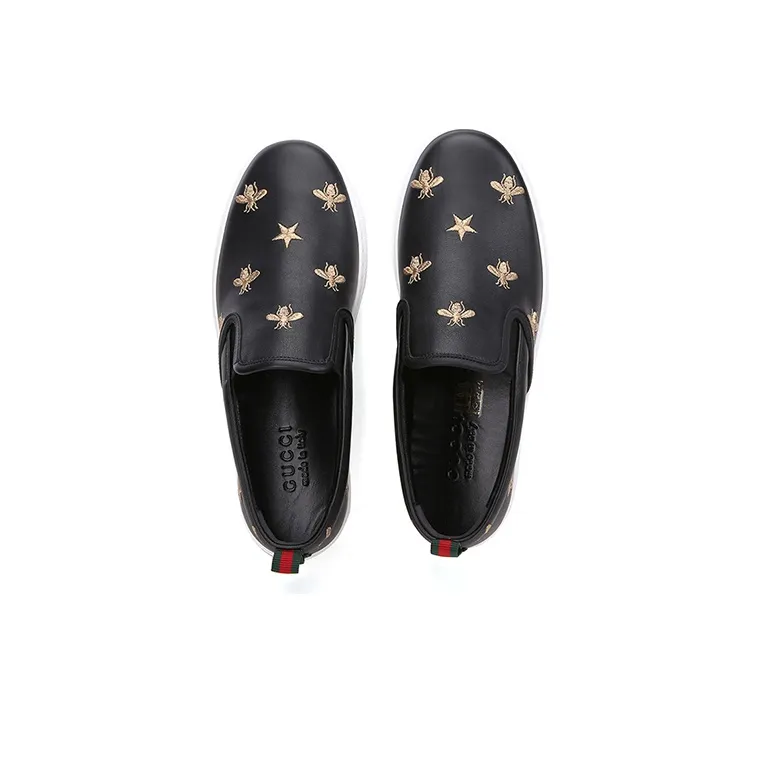 GUCCI Slip On 'Bees Black'-3