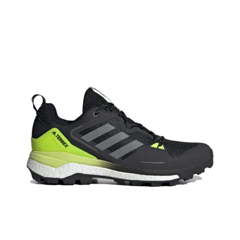 Adidas Terrex Skychaser 2 Breathable Low-Top Trekking Shoes Men's Black Gray Yellow-1