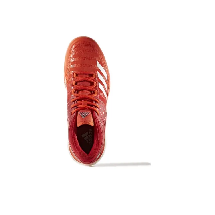 Adidas Crazyflight Volleyball Wear Resistant Slip Resistant Low Top Running Shoes Men's Red-4