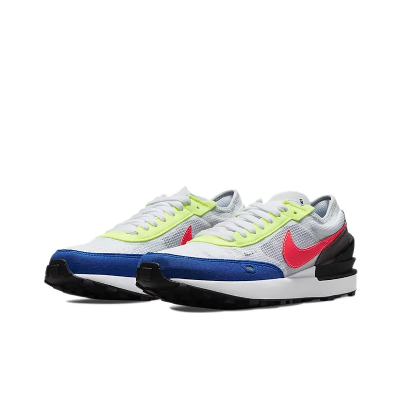 Nike Kids Waffle One "White Bright Crimson" Sneakers-2