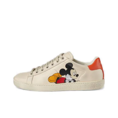 GUCCI Disney X GUCCI Women's Ace Low 'Mickey Mouse - Ivory'