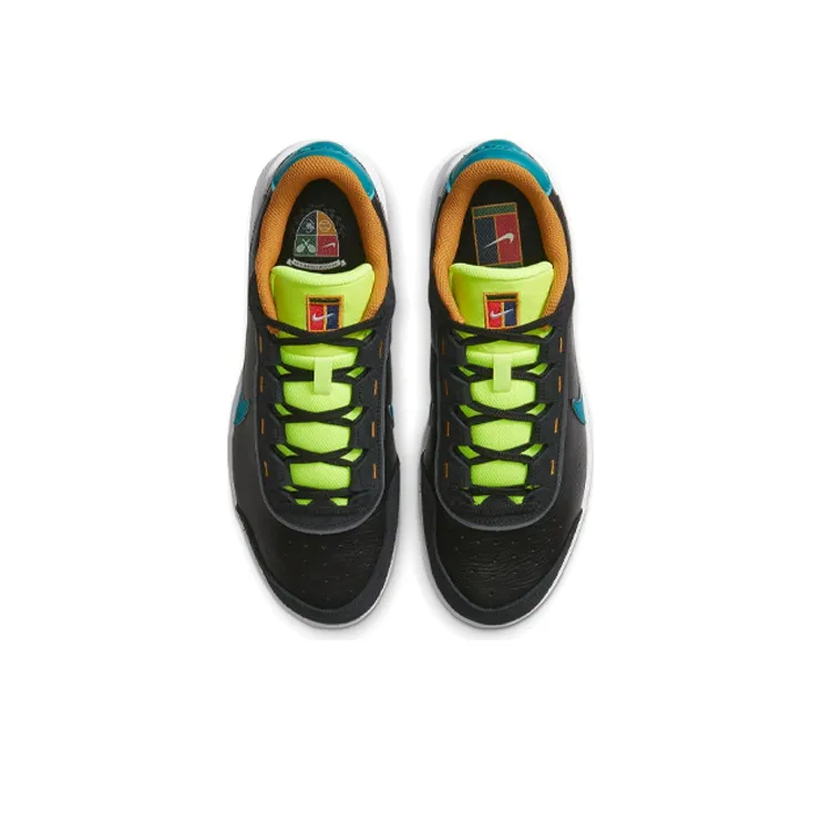 Nike Air Max Vapor Wing Tennis Shoes Unisex Low-Top Black/Blue/Green-3