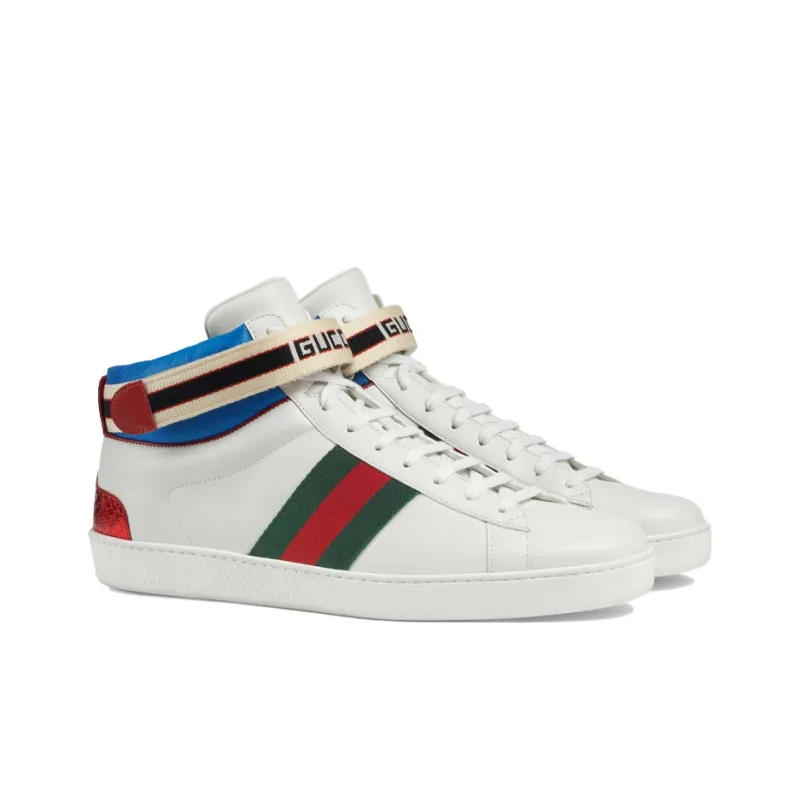 GUCCI Stripe Ace High Top-2