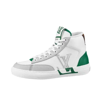 LOUIS VUITTON Charlie Ankle Sneakers 'Grey Green' Women's