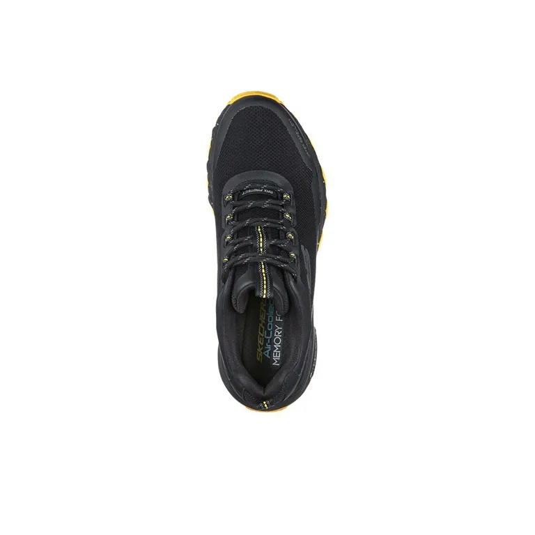 Skechers Max Protect Casual Shoes Men Low-Top Black/Yellow-3
