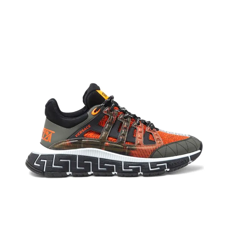 VERSACE Trigreca Bright Orange Black Grey-1