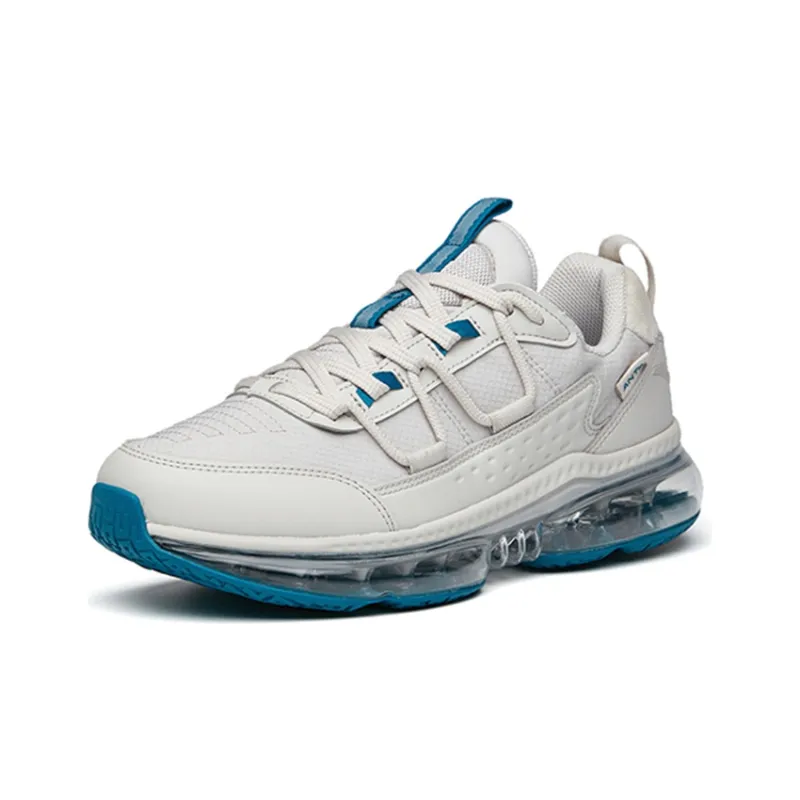 Anta Running Collection Cushioned Slip-Resistant Abrasion-Resistant Low-Top Running Shoes Men's Gray-2