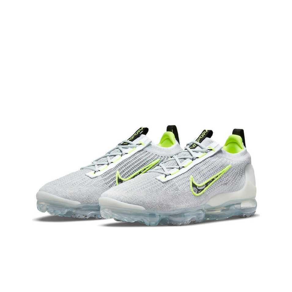 Nike Air Vapor Max 2021 Flyknit GS Wolf Grey online Volt Size 4Y