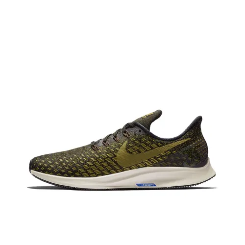 Nike Pegasus 35 Running Shoes Men Low-Top Dark Green