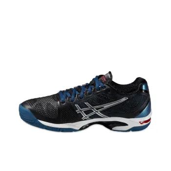 Asics Gel-Solution Speed 2 Clay Wear-Resistant Low-Top Running Shoes Men's Black