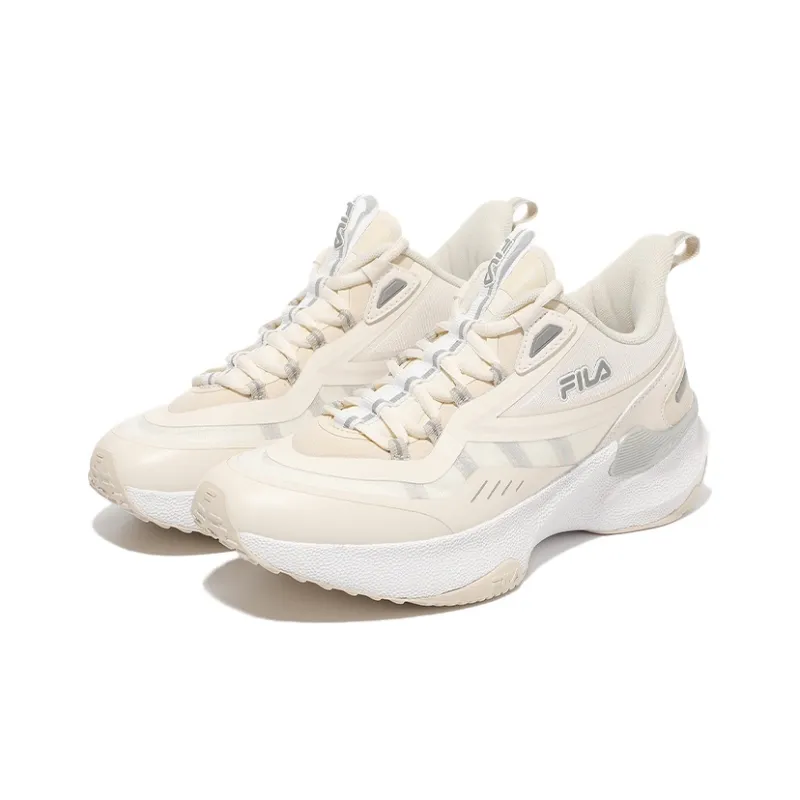 FILA Neuron 5 Neuron 5 Low-Top Running Shoes Unisex White Apricot Korean Style-2