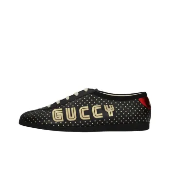 GUCCI Falacer Low 'Guccy Print - Black'