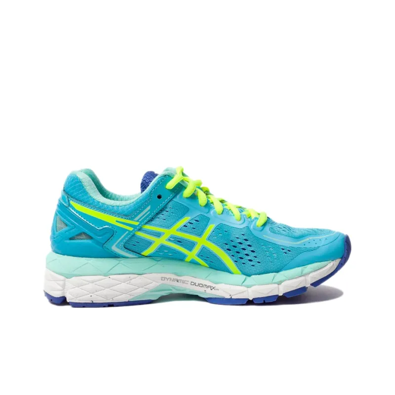 Asics Gel Kayano 22 Ice Blue Flash Yellow Blue Women's-1
