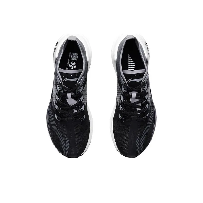 LiNing Jueying Essential Cushioning Anti Slip And Wear Resistant Low Top Running Shoes Black-3