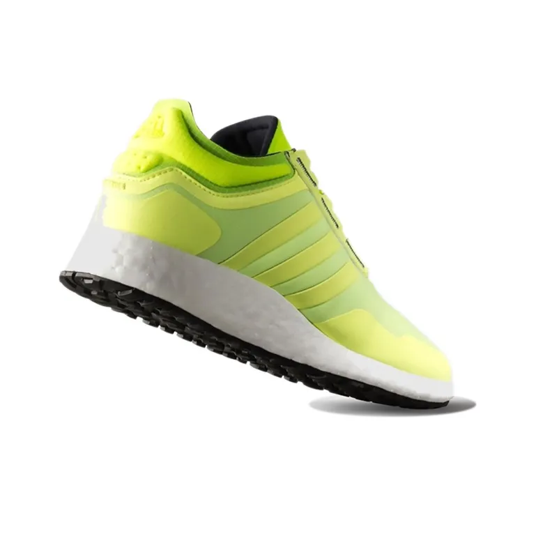 Adidas Rocket Boost Running Shoes Women's Low-Top Neon Yellow-2