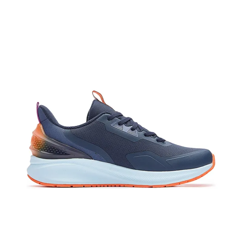 361° Fleece Lined Warm Cushioning Anti Slip And Wear Resistant Low Top Winter Padded Casual Shoes Men's Black Blue-1