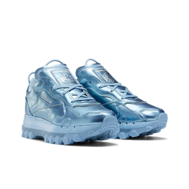 Reebok Classic Leather Cardi B Fluid Blue Women's-2