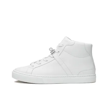 HERMES Daydream Skateboard Shoes Women's White Silver
