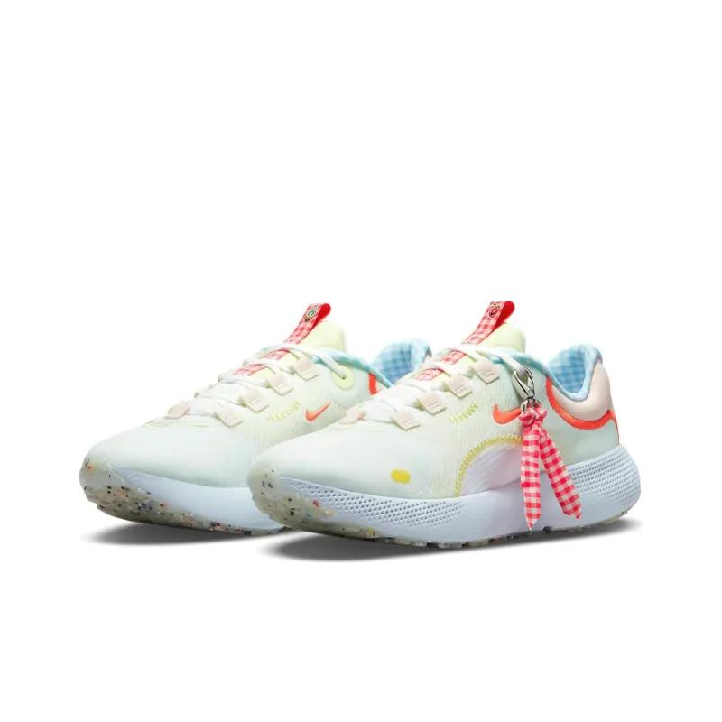 Nike React Escape Run 'Light Green Orange' Women's-2