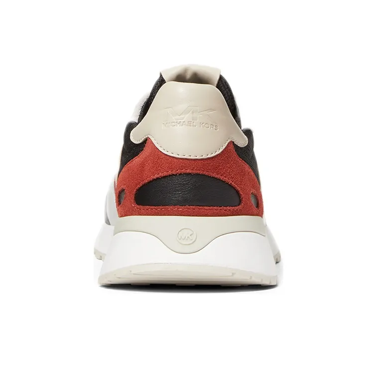 MICHAEL KORS Miles Cushioning Anti-Slip And Wear-Resistant Low-Top Casual Shoes Men's Red/Black Beige-3