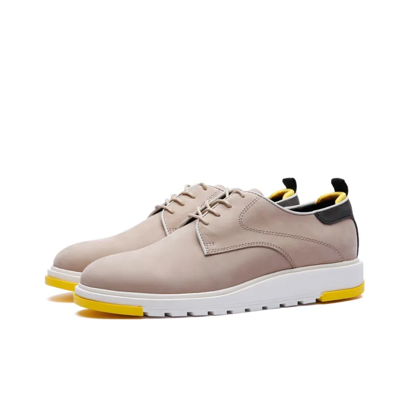 Anthony Miles Skateboard Shoes Men Low Top Light Brown-1