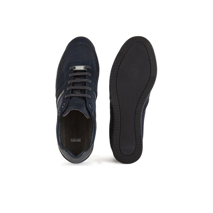HUGO BOSS Casual Shoes Men Low Top Dark Blue-4