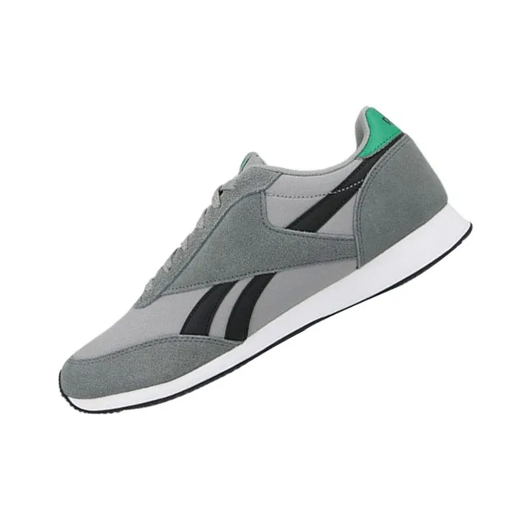 Reebok Classic Jogger 2 Royal Slip-Resistant Cushioning Low-Top Running Shoes Men's Gray Green-2