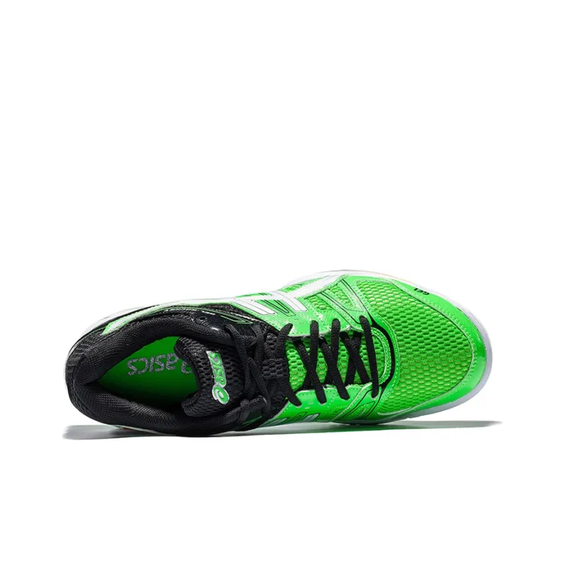 Asics Gel-Rocket 7 Wear-Resistant Low-Top Running Shoes Men's Green Black-2