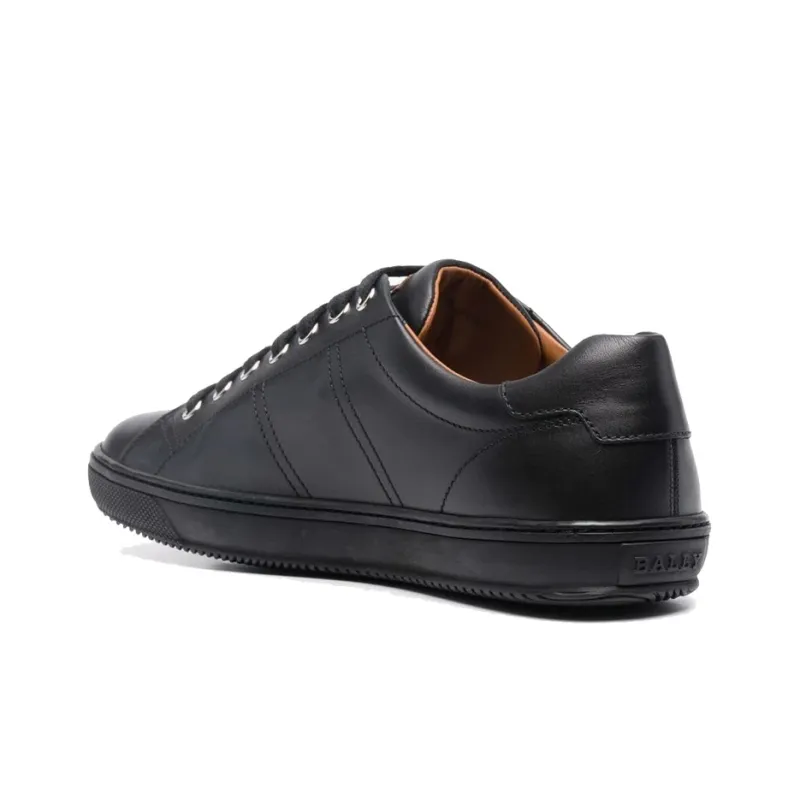 BALLY Skateboard Shoes Men Low Top Black-2