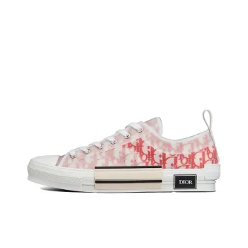 DIOR B23 Low Top Stylish Skateboarding Shoes Men's Red White
