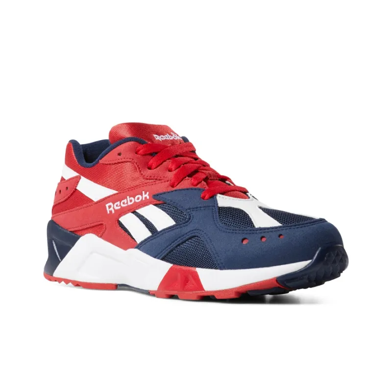 Reebok Aztrek Cozy Breathable Retro Casual Red Blue-2