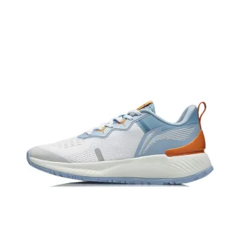 LINING YueYing Essential Running Shoes Men Low Top Standard White/New Aurora Blue/Xinjiang Blue