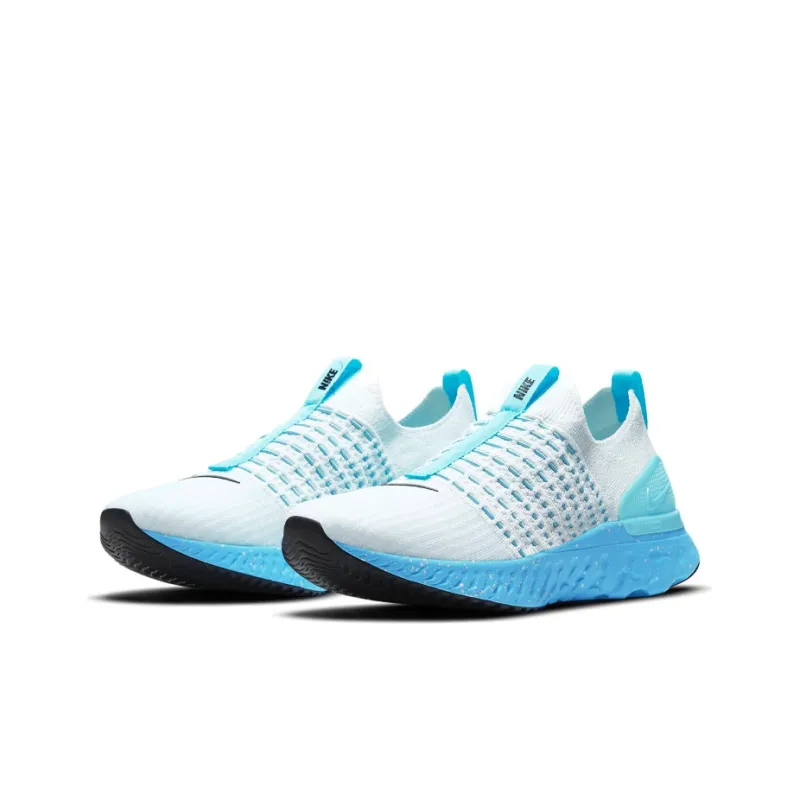 Nike React Phantom Run Flyknit 2 White Glacier Blue-2