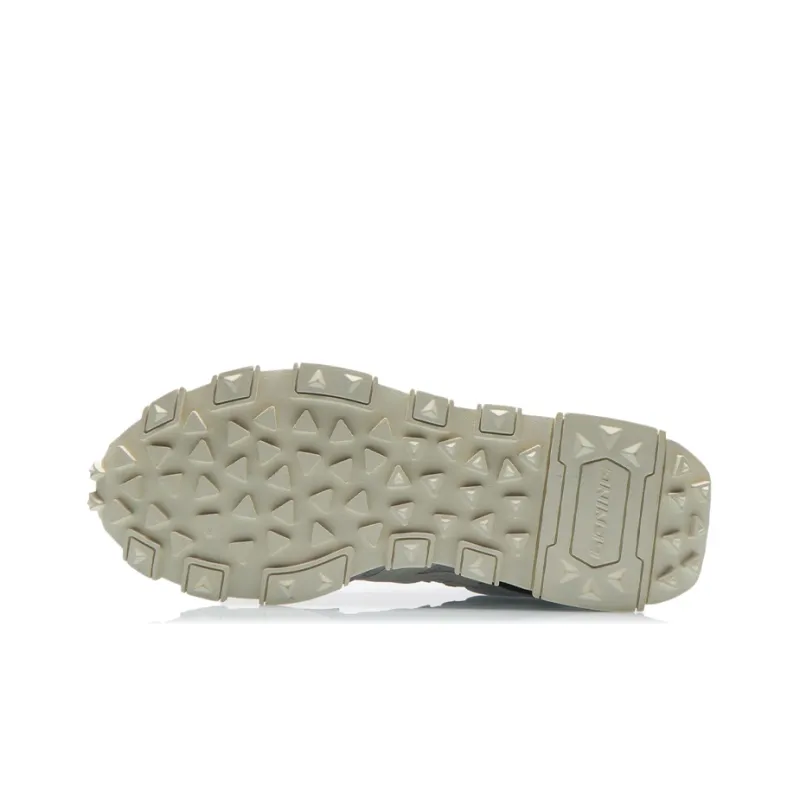 LiNing Cloud Sword Reflective Cushioned Slip Resistant Abrasion Resistant Low Top Running Shoes Gray Orange-4
