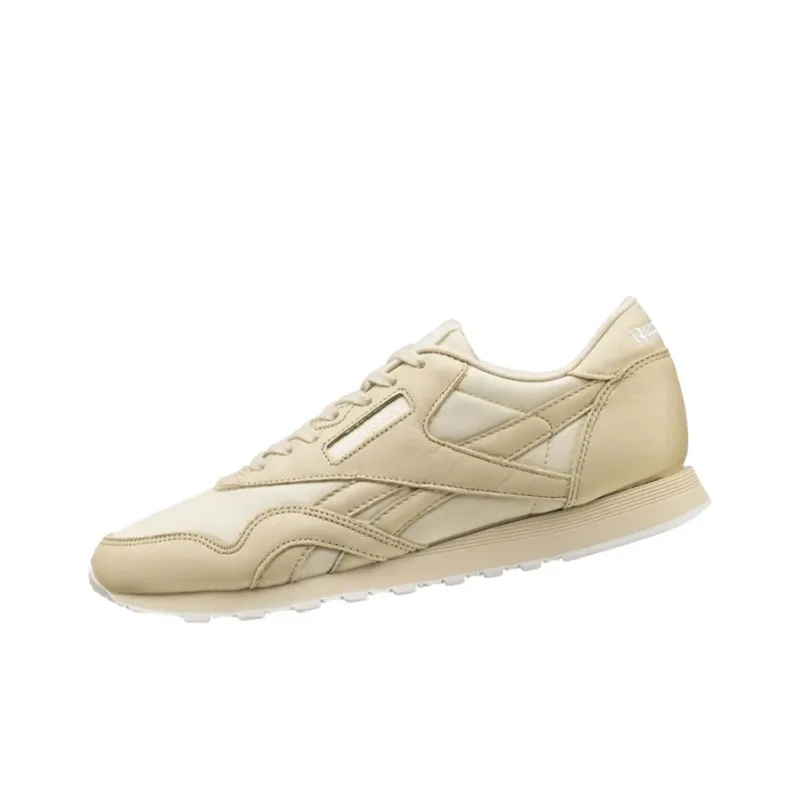 Reebok Classic Nylon Casual Shoes Women's Low-Top Beige Yellow-2