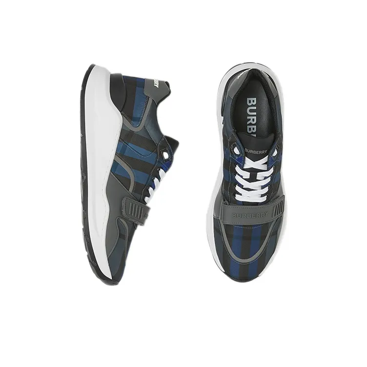 Burberry Ramsey Check Blue Gray-3