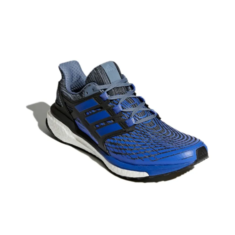Adidas Energy Boost Running Shoes Men Low-Top Blue/Black-2
