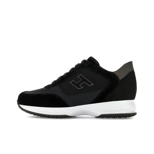 HOGAN Interactive Casual Shoes Men Low-Top Black/Gray