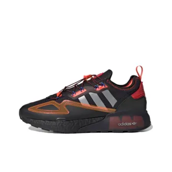 Adidas Originals Zx 2K Boost Core Black Solar Red