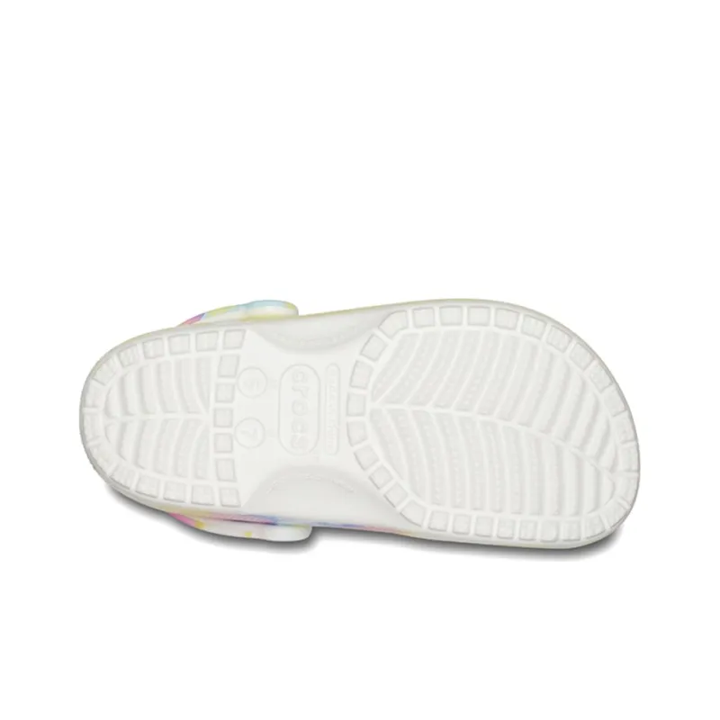 Crocs Classic Clog Tie Dye Beach Sandals Multi Color Unisex-4
