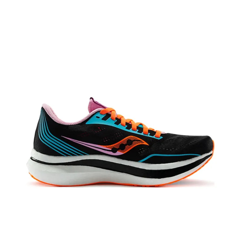 saucony Women's Endorphin Pro 'Black Deep Orange'-1