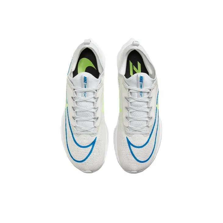 Nike Zoom Fly 4 Summit White Imperial Blue Lime Glow-3