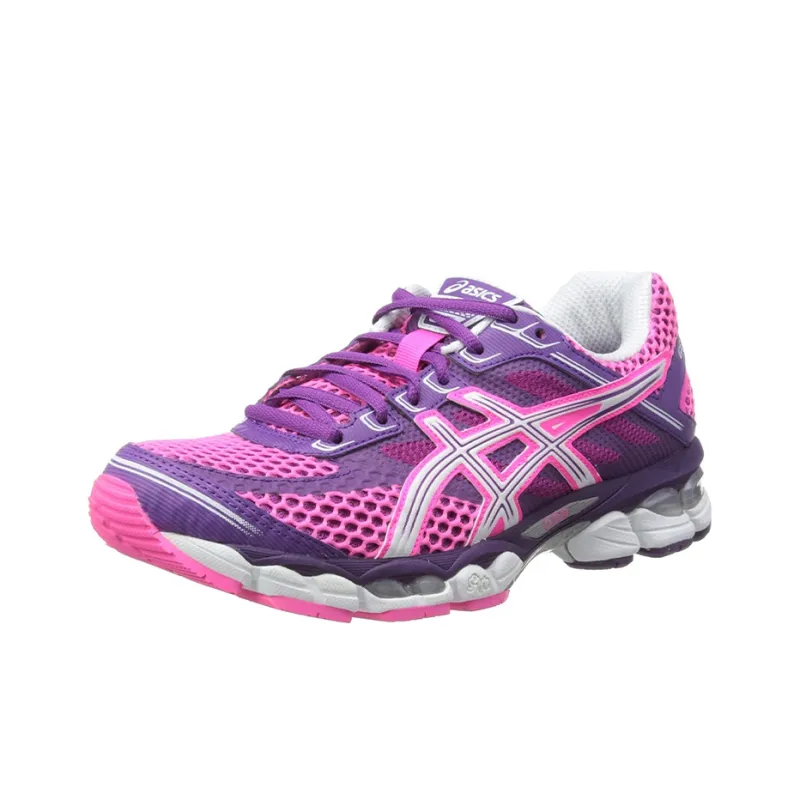 Asics Gel-Cumulus 15 Wear-Resistant Low-Top Running Shoes Women's Purple Pink-2