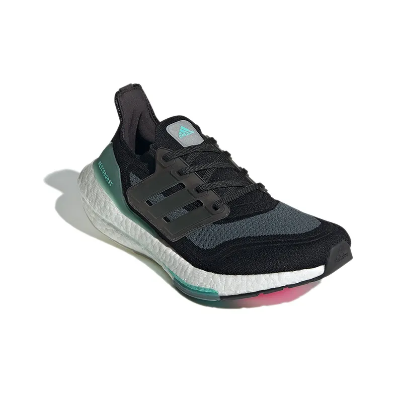 Adidas Ultra Boost 21 Black Acid Mint Women's-2