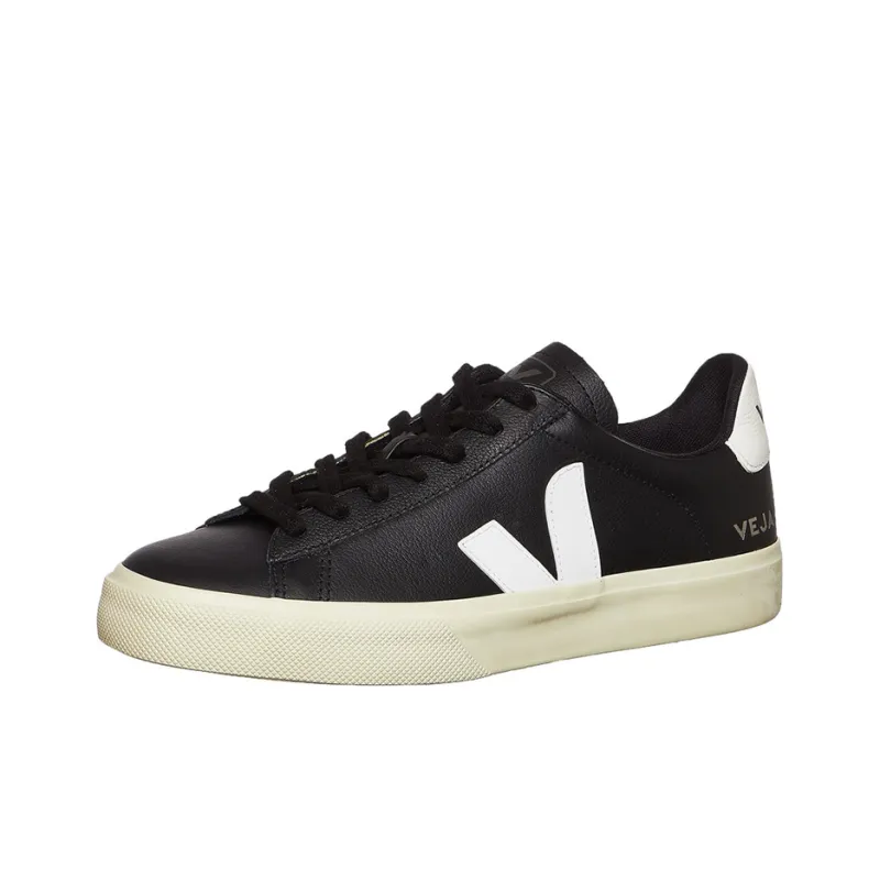 VEJA Campo Skateboard Shoes Unisex Low-Top Black-2
