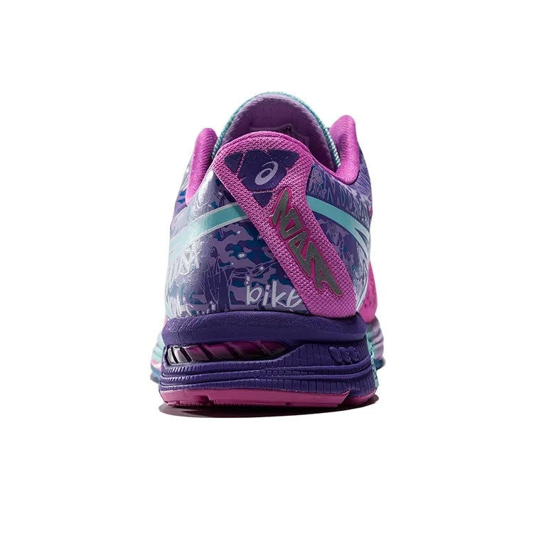 Asics Gel-Noosa Tri 10 Wear-Resistant Low-Top Running Shoes Women's Purple Blue-3