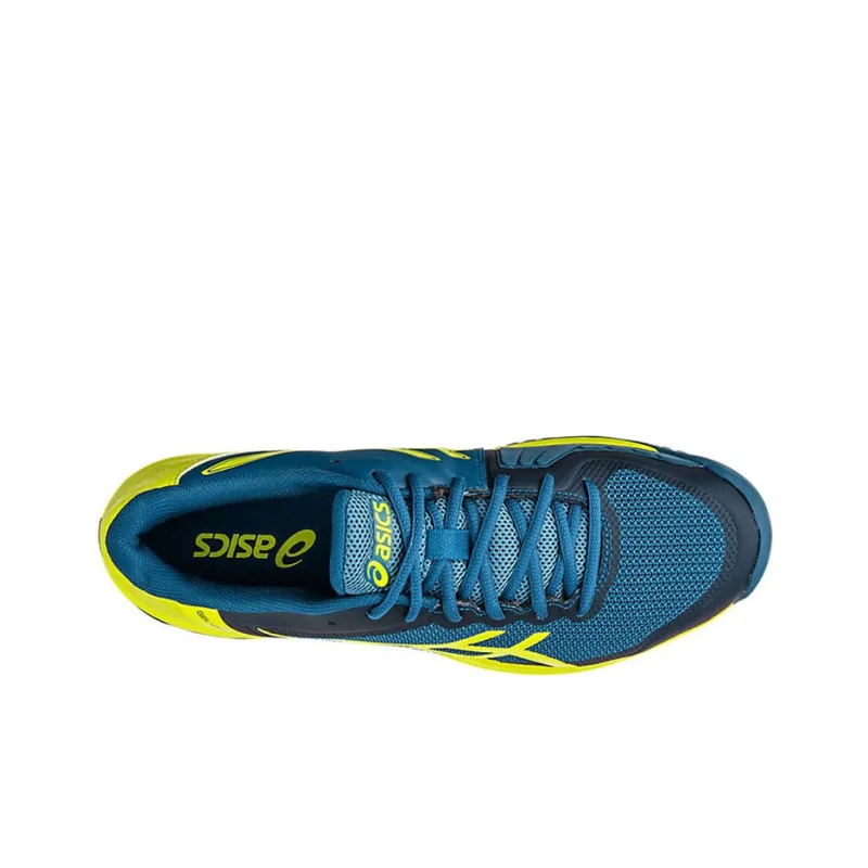 Asics Gel-Court Speed Running Shoes Men Low-Top Blue/Yellow-2