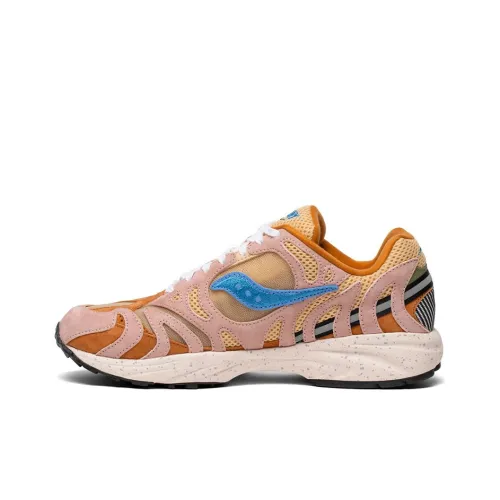 Saucony Azura 2000 Running Shoes Unisex Low-Top Pink/Almond/Blue/White