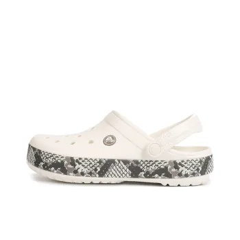 Crocs Crocband Snake Print Clogs 'White Black'